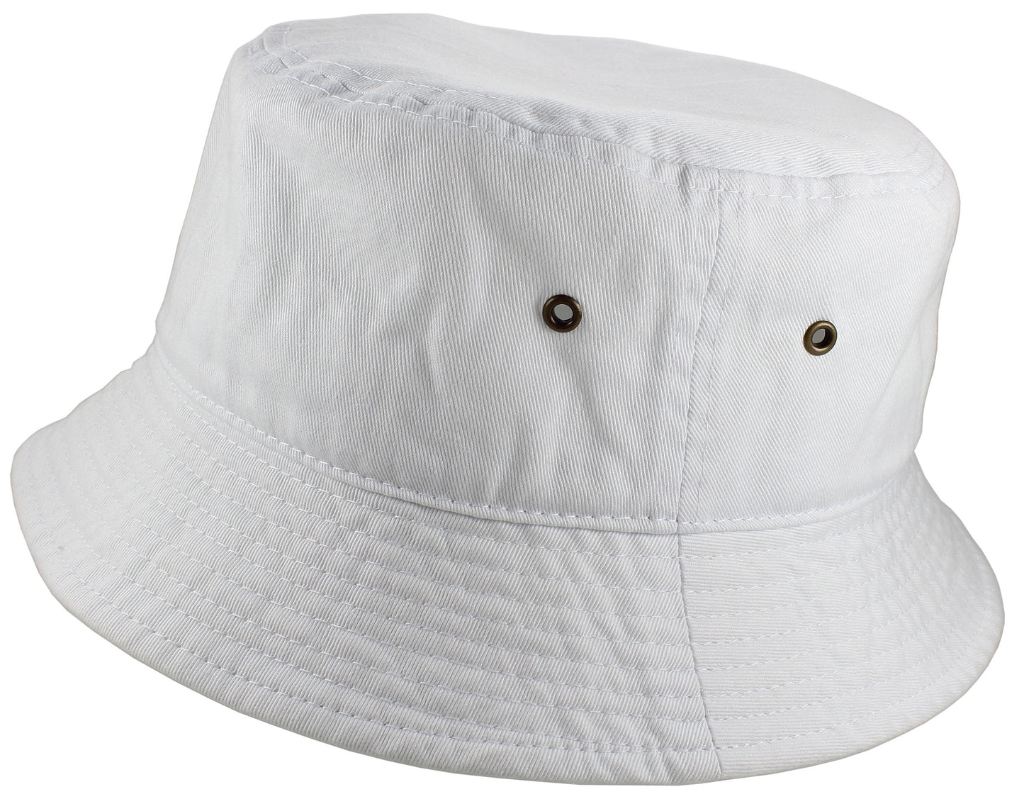 Bucket Hat 100% Cotton Packable Summer Travel Cap. Light Pink-S/M