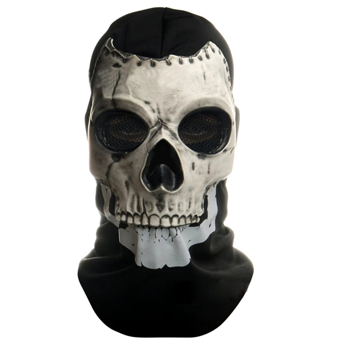 Horror Call of Duty Ghost Tactical Skull Mask Halloween Perform Party Masquerade Prop Helmet Cosplay Latex Headgear