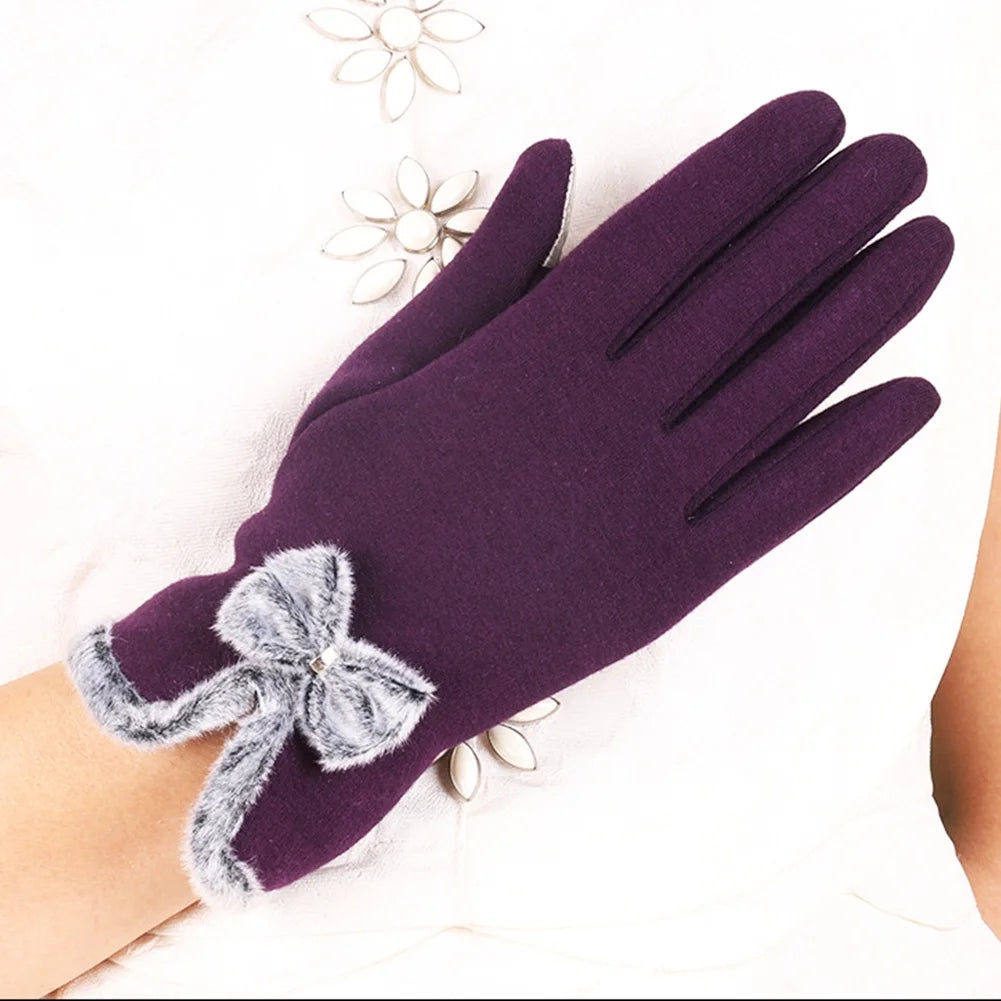 Womens Gloves Winter Touch Screen Texting Gloves for Women Fleece Lined Thick Warm Gloves