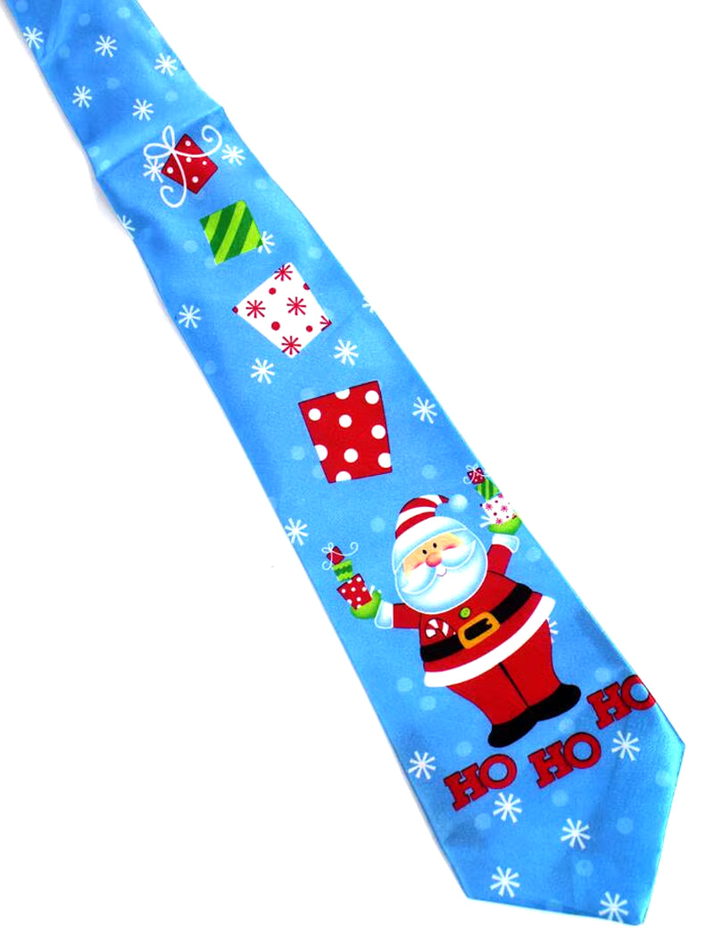 New Christmas Tie 9.5Cm Style Men'S Fashion Neckties Helloween Festival Tie Soft Designer Character Necktie Tie for Boy