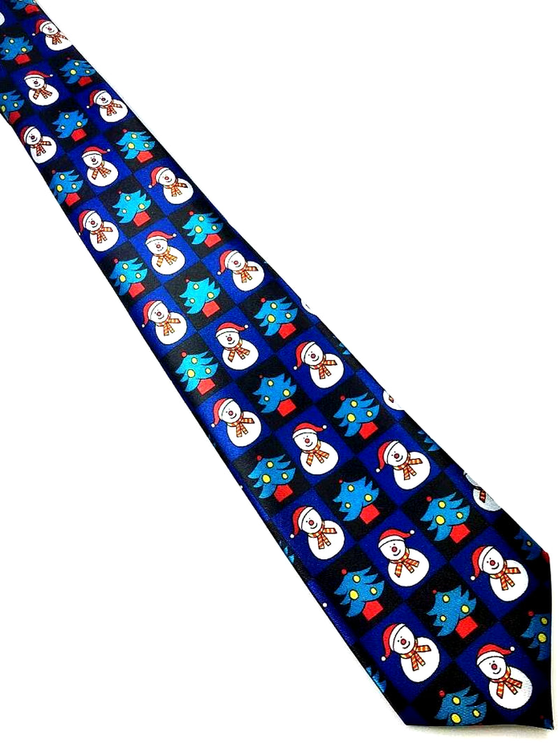 New Christmas Tie 9.5Cm Style Men'S Fashion Neckties Helloween Festival Tie Soft Designer Character Necktie Tie for Boy